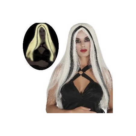 -PELUCA "GLOW IN THE DARK" CON MECHAS