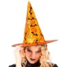 -SOMBRERO BRUJA NARANJA