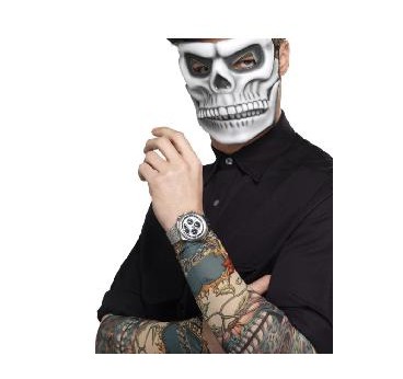 -MANGA TATUAJE DIA DE LOS MUERTOS
