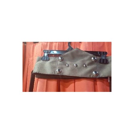 CINTURON MEDIEVAL SEMIPIEL CON BOLAS MARRON