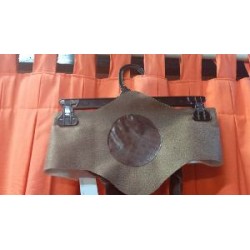 CINTURON SEMIPIEL MEDIEVAL MARRON (CIRCULO)