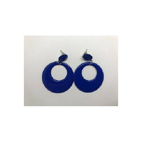PENDIENTES ARO AZULON