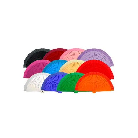 ABANICOS COLORES VARIADOS MADERA