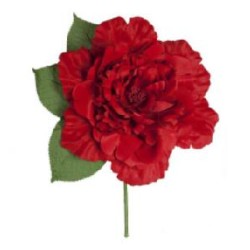 FLOR FLAMENCA GRANDE ROJA