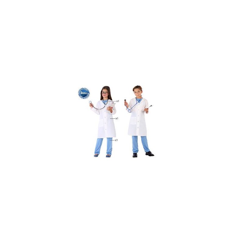 -DISFRAZ DOCTOR INFANTIL 3-4