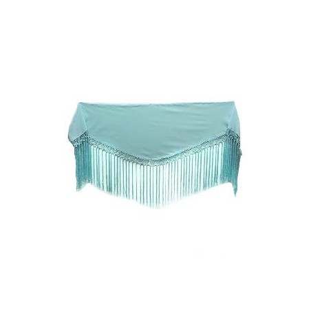 MANTONCILLO FLECOS CRESPON AZUL CLARO INFANTIL