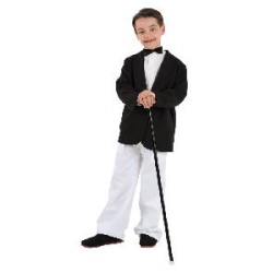 -DISFRAZ PRESENTADOR AMERICANA NEGRA INFANTIL 10