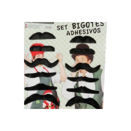 -BLISTER BIGOTES ADHESIVOS