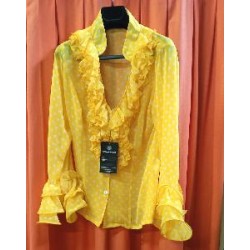 CAMISA MODELO CLAVEL AMARILLO T-44