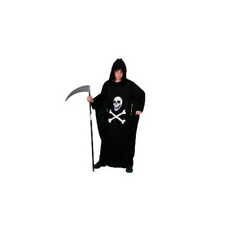 -DISFRAZ TÚNICA LA MUERTE 5-6 AÑOS