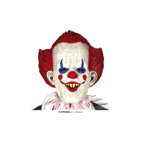 -MASCARA PAYASO SINIESTRO LATEX