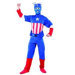 -DISFRAZ CAPITAN AMERICA 7-9
