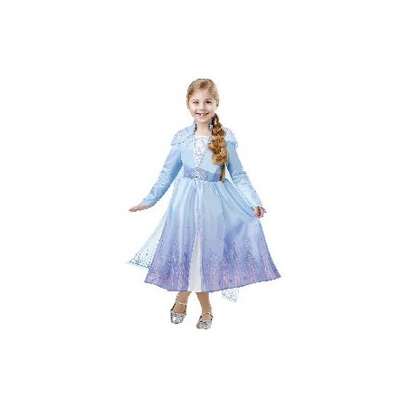 -DISFRAZ ELSA TRAVEL FROZEN2 DELUXE 9-10