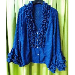 CAMISA MODELO ANDALUCIA GASA AZULONA 46