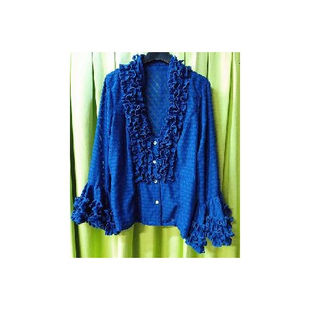 CAMISA MODELO ANDALUCIA GASA AZULONA 46