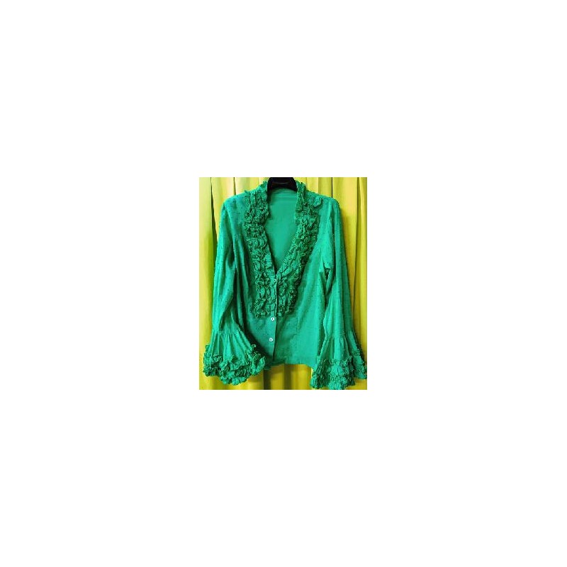 CAMISA MODELO ANDALUCIA PLUMETI VERDE 48