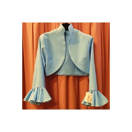 TORERA AZUL CIELO MANGAS VOLANTE T38