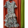 VESTIDO MALAGA BLANCO LUNAR ESTAMPADO T-34