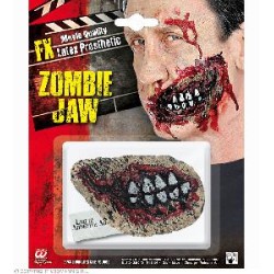 -MAQUILLAJE PROTESIS MANDIBULA ZOMBIE
