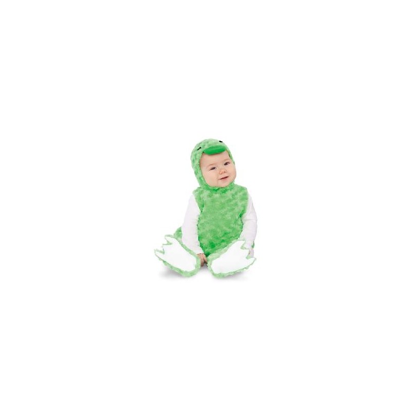 -DISFRAZ PATITO PELUCHE VERDE 12-24 MESES