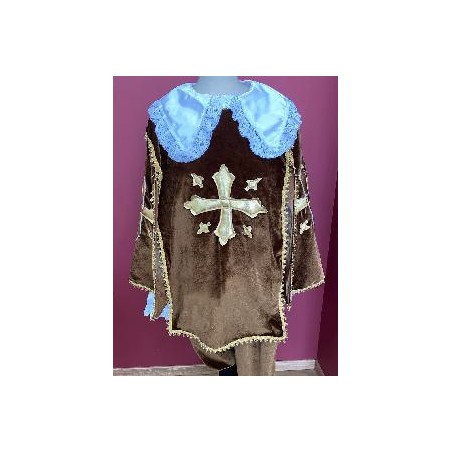 -CAPA TABARDO MOSQUETERO MARRON M