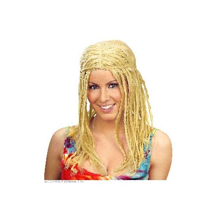 -PELUCA RASTAS RUBIA