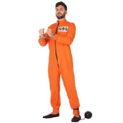 -DISFRAZ PRESO NARANJA XL