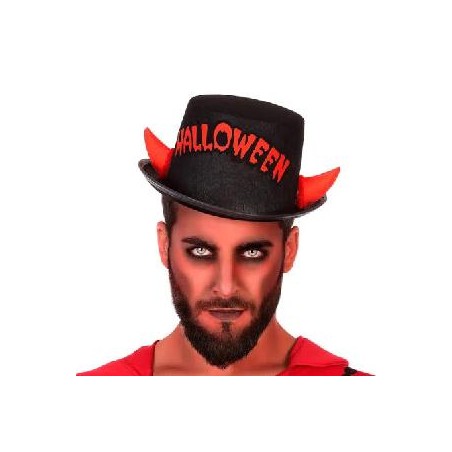 -CHISTERA CON CUERNOS HALLOWEEN