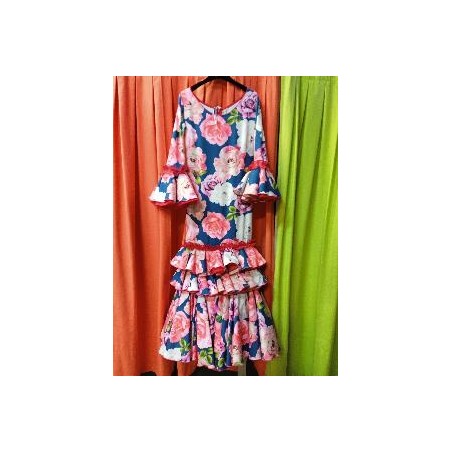 -VESTIDO CINTIA ESTAMPADO FLORES 42