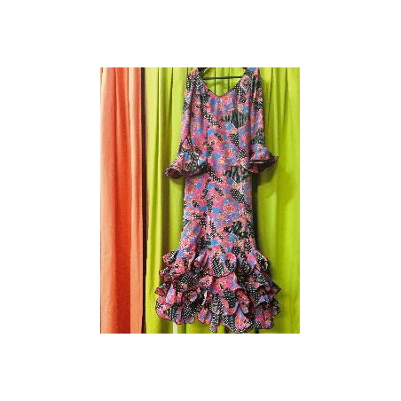 -VESTIDO CADIZ MALVA ESTAMPADO CACHEMIR 50