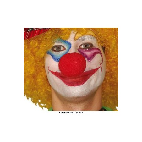 NARIZ ROJA ESPUMA PAYASO 5 CMS.