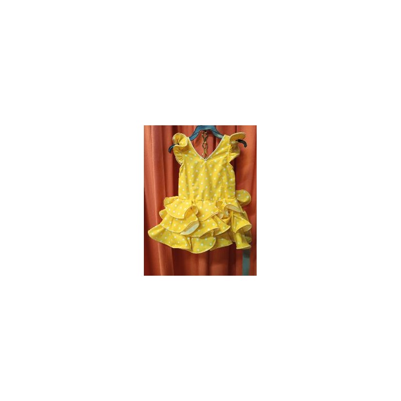 -VESTIDO AMARILLO LUNAR BLANCO 22
