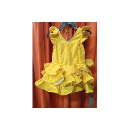 -VESTIDO AMARILLO LUNAR BLANCO 22