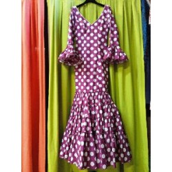 -VESTIDO CANASTERO ALMERIA BUGANVILLA LUNAR BLANCO T38