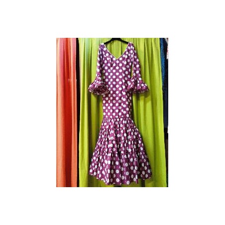 -VESTIDO CANASTERO ALMERIA BUGANVILLA LUNAR BLANCO T38