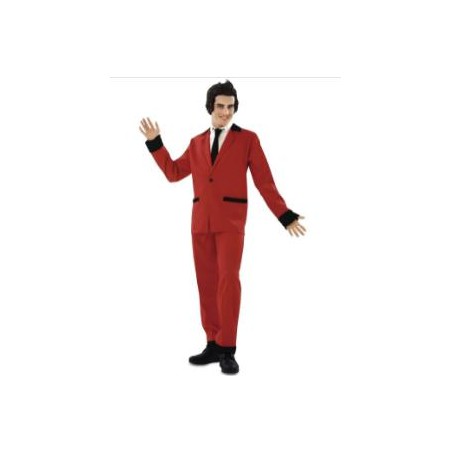 -DISFRAZ ROCKABILLY ROJO HOMBRE M-L