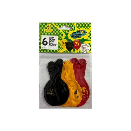 -SET GLOBOS SUPER HEROES