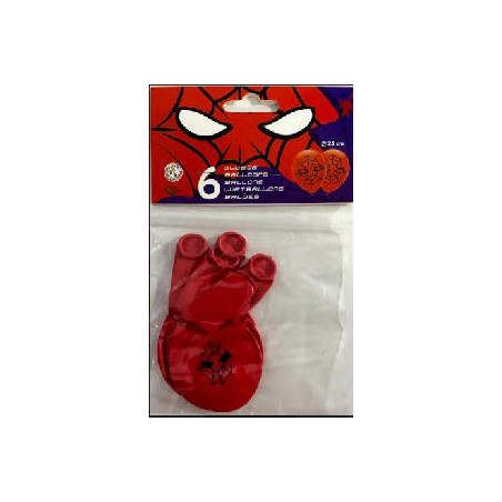 -SET GLOBOS SPIDERMAN 25 CM.