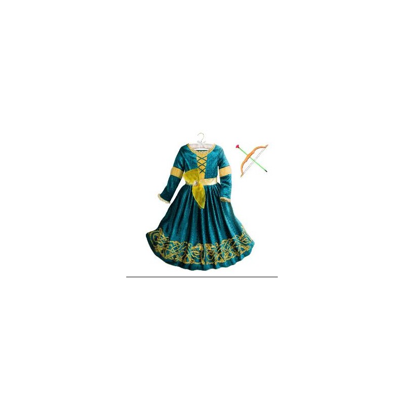 -DISFRAZ PRINCESA MERIDA BRAVE 10-12