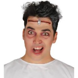 -MAQUILLAJE CICATRIZ CORTE EN LA FRENTE