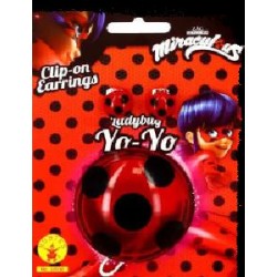 SET YO-YO & PENDIENTES LADYBUG INF