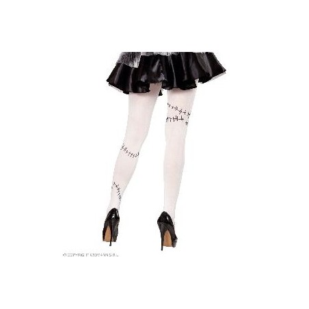 -PANTY BLANCOS CON PUNTOS 40 DEN