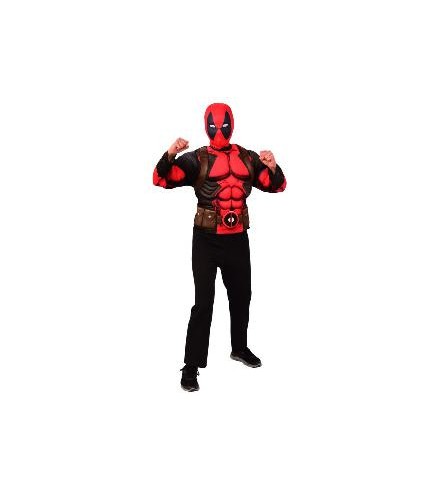 -SET TOP Y MASCARA DEADPOOL ADULTO