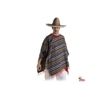 -PONCHO MEJICANO ADULTO M-L