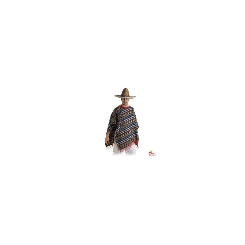 -PONCHO MEJICANO ADULTO M-L