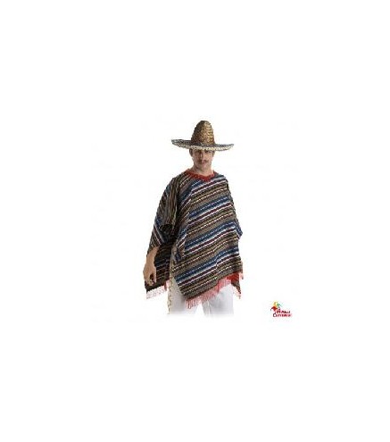 -PONCHO MEJICANO ADULTO M-L