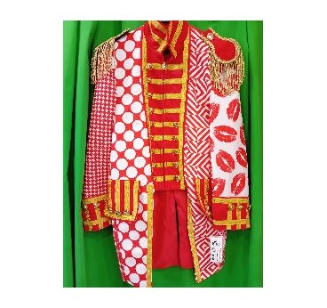 -CHAQUETA CABALLERO ROJA M