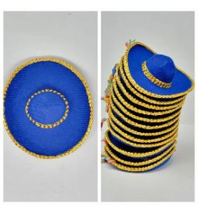 -SOMBRERO MEXICANO INFANTIL AZUL
