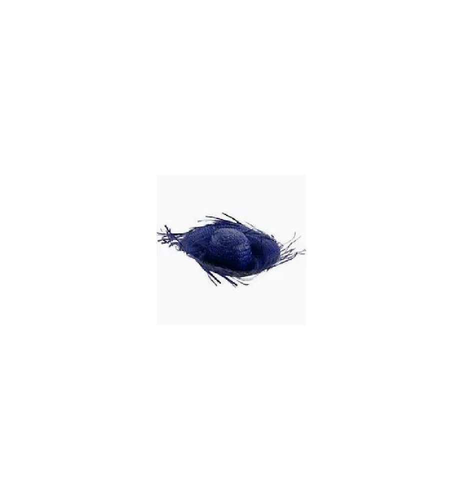 -SOMBRERO DE PAJA AZUL