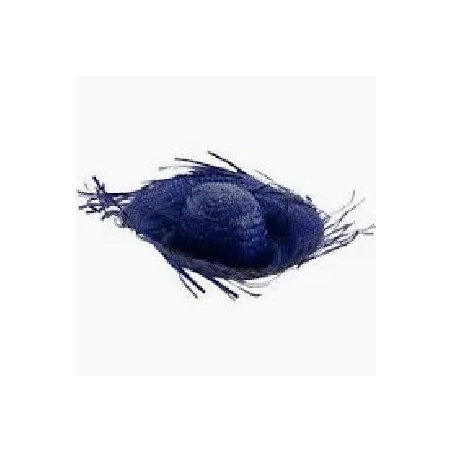 -SOMBRERO DE PAJA AZUL